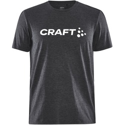 CRAFT Community Logo T-Shirt Herren 999200 - black melange XL