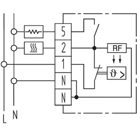 Eberle Controls RTR-E 3585 Raumtemperaturregler