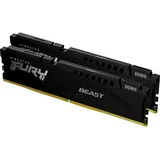 Kingston FURY Beast (2 x 32GB, 5200 MHz, DDR5-RAM, DIMM), RAM, Schwarz