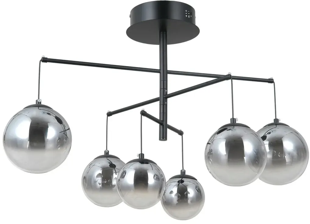 Italux PND-34381-6-BK LED Pendelleuchte Velada | 30W LED | 2010lm | 3000K