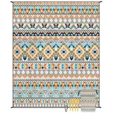 Picknickdecke Campingdecke Stranddecke Wasserdicht Waschbar, 180x220 cm, Coonoor, Strapazierfähiges Picknickdecke Für Strand, Wandern, Reisen bunt