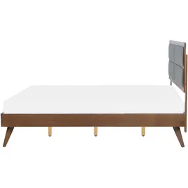 Beliani Poissy 180 x 200 cm Dunkle Esche