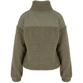 URBAN CLASSICS Ladies Sherpa Mix Jacket palegreen, S