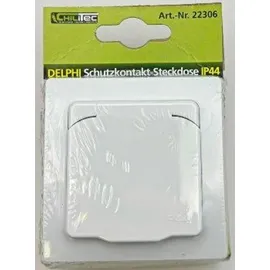 ChiliTec Gartensteckdose IP44 Weiß 2 St.