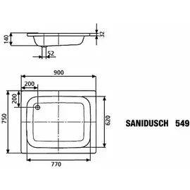 Kaldewei Sanidusch 549