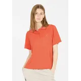 Whistler Vale Langarm-Poloshirt Blau/Orange 46