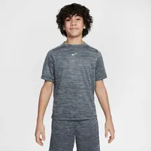 Nike Multi Dri-FIT T-Shirt Kinder 010 black/lt smoke grey/white S 128-137 cm