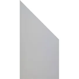 GROJA Sichtschutzelement 90 x 180/90 cm grau HPL