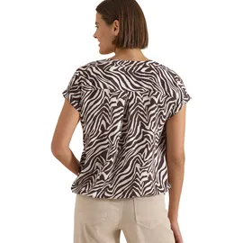 Cecil Bluse mit Zebra-Print Braun L