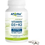 Vitamin D3 10.000 IE + Vitamin K2 MK-7 Cyclo® 200 μg - 120 vegetarische Kapseln One Size