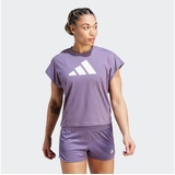 adidas Damen Shirt Train Icons Training Regular, SHAVIO/WHITE, L