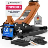 Tarpofix Rangierwagenheber Leder/Stahl 85-475 mm orange