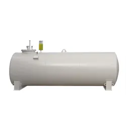 MR-Shop Stationärer Dieseltank 10.000 - 100.000 Liter, Cremeweiß