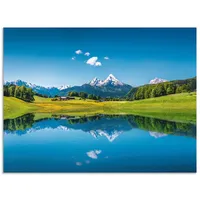 ARTland Wandbild »Landschaft in den Alpen«, Berge, (1 St.),