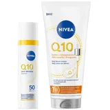 NIVEA Q10 Body Serum-Lotion & Anti-Falten UV Fluid Set 240 ml Lotion