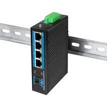 Logilink NS204 - Switch, 5-Port, Gigabit Ethernet, SFP