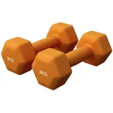 GORILLA SPORTS Kurzhantel Hanteln Set - Neopren, Gusseisen, Gewichts- und Farbwahl - Kurzhanteln