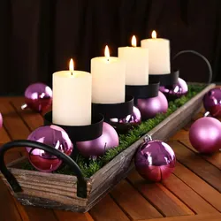 Deuba Casaria Weihnachtsbaumkugeln 54er rosa