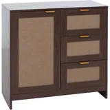 MCW Kommode 80 x 80 x 40 cm Walnuss