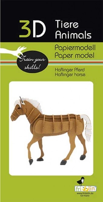 Fridolin 3D Papiermodell - Pferd