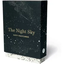 Princeton Architectural Press The Night Sky: Fifty Postcards (50 designs; archival images, NASA ephemera, photographs, and more in a gold foil stamped keepsake box;): 50 Postcards