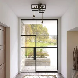 LUCANDE Andrik Deckenleuchte 3-fl., Hanfseile