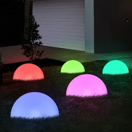 GLOBO RGB LED Solarleuchte weiß 5 St.