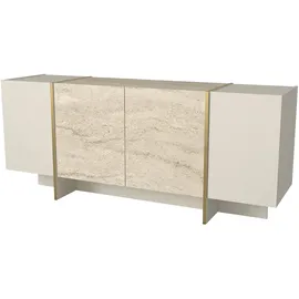 moebel17 Sideboard Veyron Beige Granit Optik