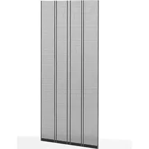 Hecht Klemm-Lamellenvorhang "COMFORT Dunkelgrau