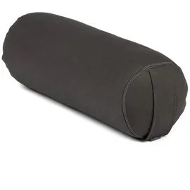 Bodhi Yoga Mini-Bolster (rund), Nackenrolle, Eco, Buchweizenschalen Anthrazit grau No Size