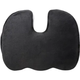 Powerton Orthopädisches Kissen, druckfeste Kunststoffspitze, ergonomisch, schwarz, Schaum mit Memory-Effekt,