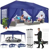 Faltpavillon 3x6 Wasserdicht Pop Up Pavillon 6 Seitenwnden 3