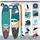 F2 Stand up Paddle Board California 320 x 81 x 15 cm Türkis