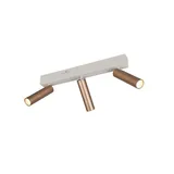 Trio Deckenleuchte 1-flg. Metall braun