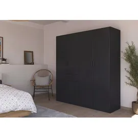 Rauch Drehtürenschrank MAIKA 181 x 197 x 54 cm Grau