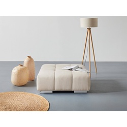 COTTA Hocker Orion, gemütlicher Hocker im modernen Design beige