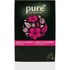 Pure Hibiskus-Himbeere Früchtetee Teebeutel 25 x 3 g