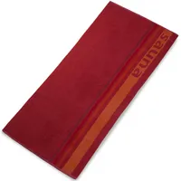 CELINATEX Stripes Saunatuch 80 x 200 cm rot Baumwolle