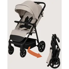 lionelo IVA Buggy bis 22 kg 6 Monaten bis 4 Jahre 360° Räder Volle Stoßdämpfung Verstellbare Rückenlehne höhenverstellbares Verdeck XXL UPF50+ Premium Stoff