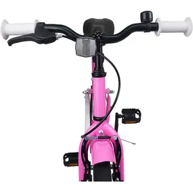 vidaXL Kinderfahrrad 18 Zoll Dunkelrosa