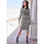 ALBA MODA Druckkleid Kleid Schwarz/Grau 44