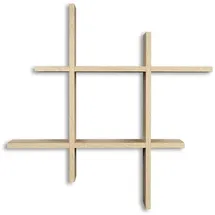 levandeo Wandregal 75 x 75 cm Sonoma Eiche