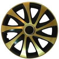 Radzierblende Drift Golden/ Schwarz 4er Radkappen Set (16" zoll)