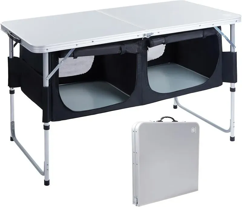 EVERSTEIN Advanced 21407 Campingtisch 120 x 60 x 70 cm, 1er-Pack