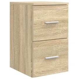 vidaXL Badezimmerschrank Inzwischen 30 x 44,5 x 50 cm Braun