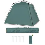 Justcamp Alabama 2,5 x 2,5 m inkl. Seitenteile Blau/Mint