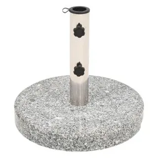 vidaXL Sonnenschirmständer Granit Rund 20 kg