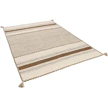 Pergamon Natur Teppich Kelim Navarro Curry 200x300cm