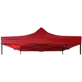 Mobili Rebecca Ersatzabdeckung für Pavillon 3x3 m 3 x 3 m Rot