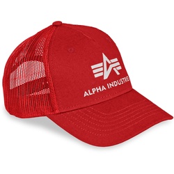 Alpha Industries Basic Trucker Cap speed red